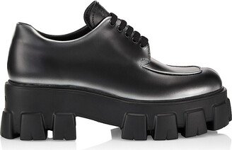 Platform Leather Oxfords