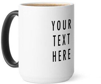 Mugs: Text Gallery Color Changing Mug, 15Oz, Multicolor