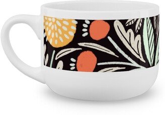 Mugs: Astrid - Dark Latte Mug, White, 25Oz, Multicolor