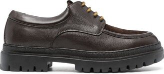 Helton leather lace-up loafers