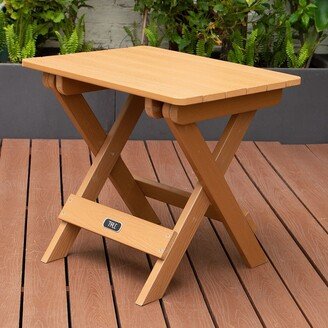 Outdoor Portable Folding Square Table with Fade-Resistant Material