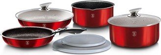 Berlinger Haus Berlinger Haus 9-Pieces Cookware Set w/ Ergonomic Handle Aquamarine Collection-AA