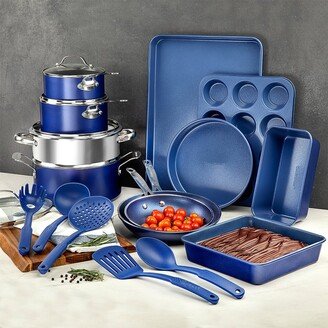 GraniteStone 20pc Complete Cook & Bake Set with Utensils