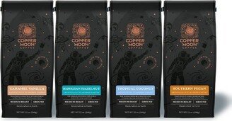 Copper Moon Flavored Medium Roast Ground Coffee Variety Pack - 4pk/12oz