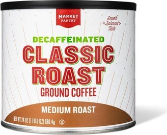 Decaf Medium Roast Coffee - 24oz - Market Pantry™