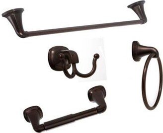 Arista Bath Products Arista Belding 4-Pc. Set Oil-Rubbed Bronze Finish