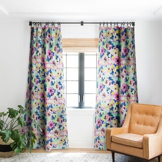 1-piece Blackout Pattern Blooms Along The Geometry Made-to-Order Curtain Panel