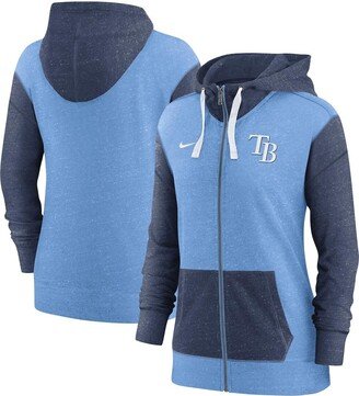 Women's Light Blue Tampa Bay Rays Full-Zip Hoodie