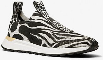 Bodie Logo Tape Printed Mesh Slip-On Trainer