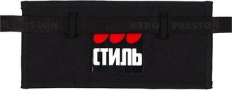 Cyrillic Script Logo Belt Wallet
