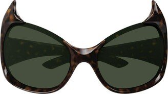 Balenciaga Eyewear Gotham Cat-Eye Frame Sunglasses