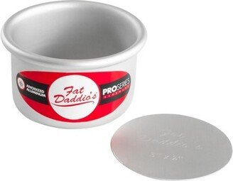 Fat Daddio's PCC-32 Anodized Aluminum, Cheesecake Pan with Removable Bottom, Round, , 2 Depth