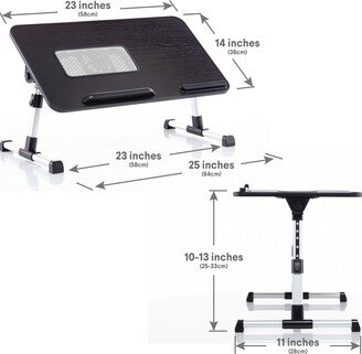 Lap Desk Large Wood Top - Fits Up to 17