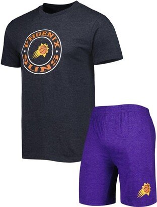 Men's Concepts Sport Purple, Black Phoenix Suns T-shirt and Shorts Sleep Set - Purple, Black