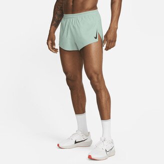 Men's AeroSwift 2 Brief-Lined Racing Shorts in Green