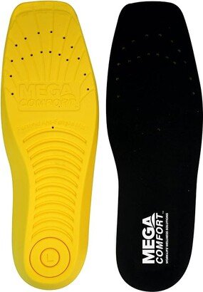 MEGAComfort Square Toe Personal Anti-Fatigue Mat (PAM)(r) Insole (Yellow/Black) Insoles Accessories Shoes
