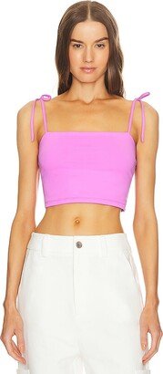 Tie Shoulder Crop Top