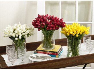 Saro Lifestyle Petite Faux Tulip Stems Set of 12