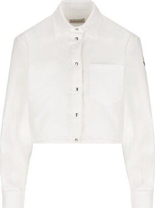 Buttoned Cropped Shirt