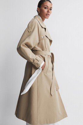 Meotine Mid Length Trench Coat