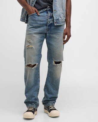 Men's Trashed Straight-Leg Jeans