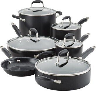 Advanced Home Hard-Anodized Nonstick Cookware Set, 11 Piece