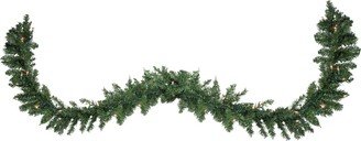 Northlight Pre- Lit Buffalo Fir Commercial Artificial Christmas Garland With Clear Lights