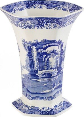 Dinnerware, Blue Italian Hexagonal Vase
