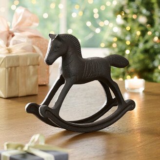 Christmas Cast Iron Rocking Horse