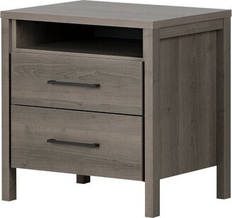 Gravity Nightstand - Gray Maple