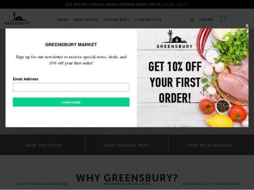 Http://Greensburymarket.com/ Promo Codes & Coupons