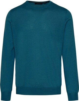 Turquoise Cashmere Blend Sweater