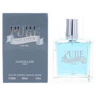 Karen Low ampurd34s Pure Dreamer 3.4 oz Eau De Toilette Spray for Men