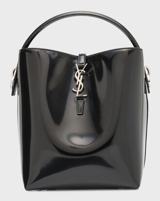 Le 37 Patent Leather Bucket Bag