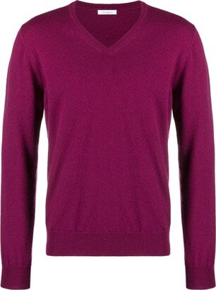 V-neck cashmere jumper-AU