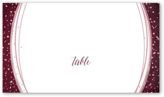 Wedding Place Cards: Resplendent Night Wedding Place Card, Purple, Placecard, Matte, Signature Smooth Cardstock