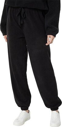 Tegan Fleece Joggers (Black) Women's Casual Pants