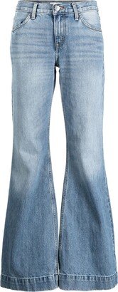 70s Low-Rise Flared Jeans