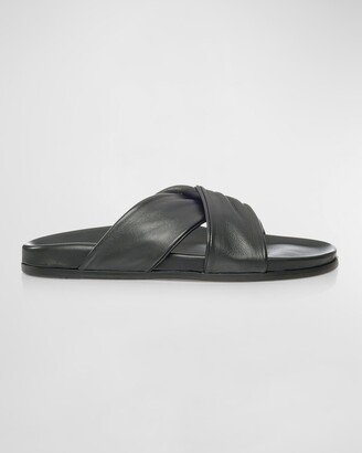 Paola Leather Twist Sporty Sandals