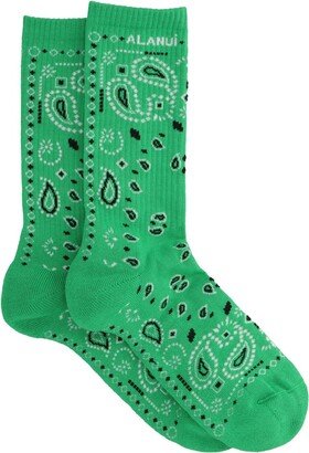 Bandana Ribbed Socks