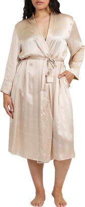 Audrey Silk Long Robe