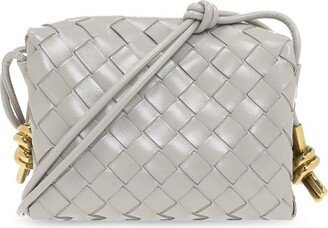 Mini Loop Woven Crossbody Bag-AA