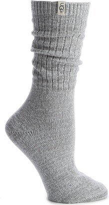 Rib Knit Crew Socks