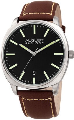 Men's Leather Watch-AK