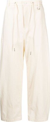 Wide-Leg Cut Trousers-AA