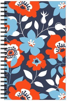 Notebooks: Wild Roses - Multi Notebook, 5X8, Blue