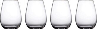 Moments Stemless Wine Glasses, Set of 4