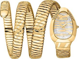Women's Serpente Gold Dial Watch