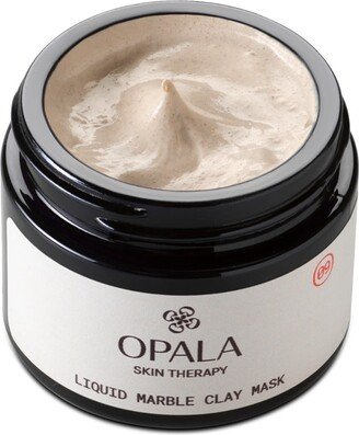 Opala Botanicals Liquid Marble - Super Softening Clay Mask With Kaolin, Moroccan Lava Clay, Prebiotics, Hibiscus & Evening Primrose