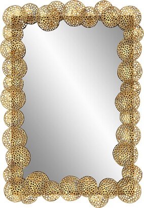 Ripley Gold Lotus Mirror - 30.25x 43.75